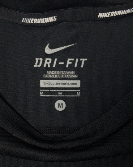 Nike Dri-Fit Black Running Performance T-Shirt
