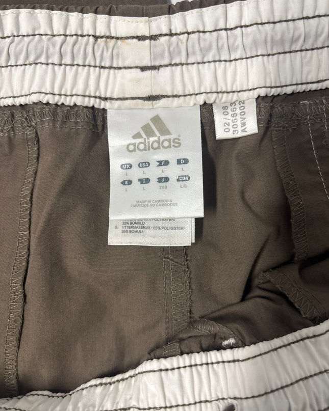 Adidas Utility Pocket Brown 3/4 Cargo Shorts - L | Waist: 34"