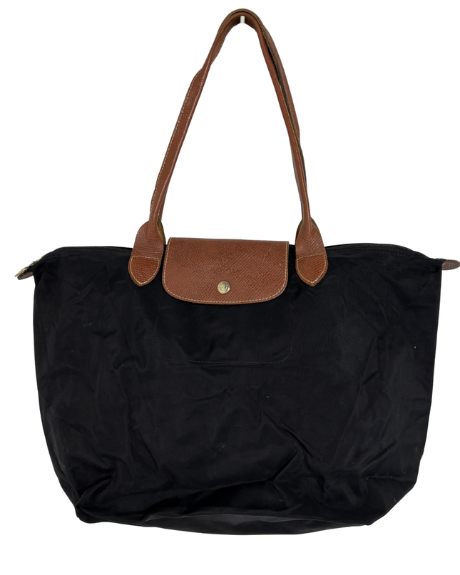 Longchamp Le Pliage Original Large Black Nylon Shoulder Tote Bag