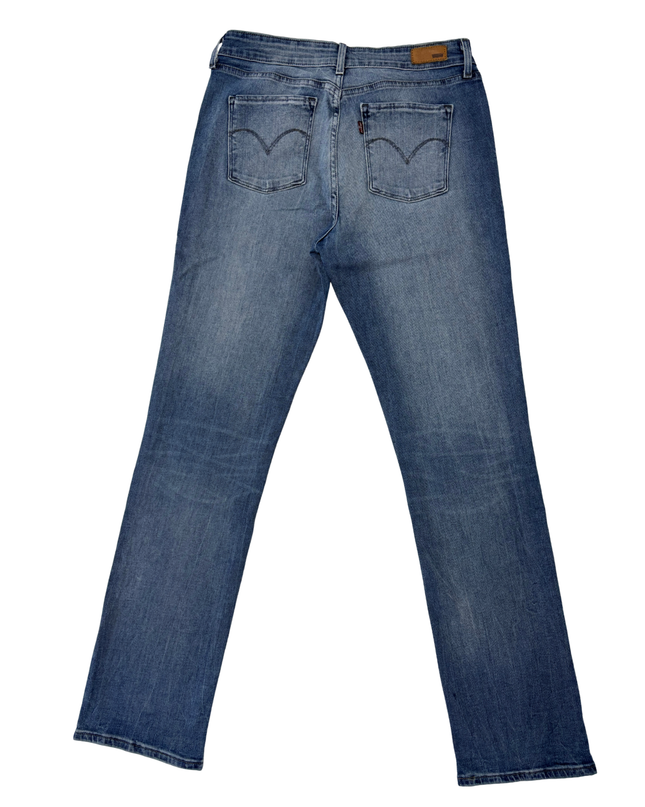 Levi’s Demi Curve Mid-Rise Bootcut Blue Stretch Denim Jeans