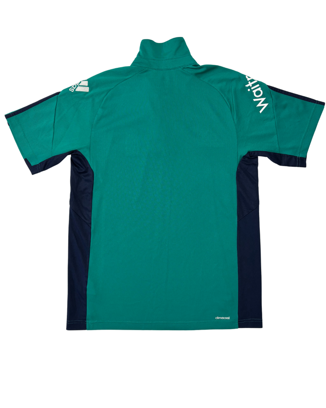 Adidas Climacool England Green/Navy Cricket Team Polo Shirt
