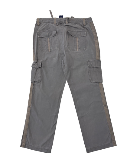 Bum Equipment Gray Cargo Utility Pants - L | Waist: 34"