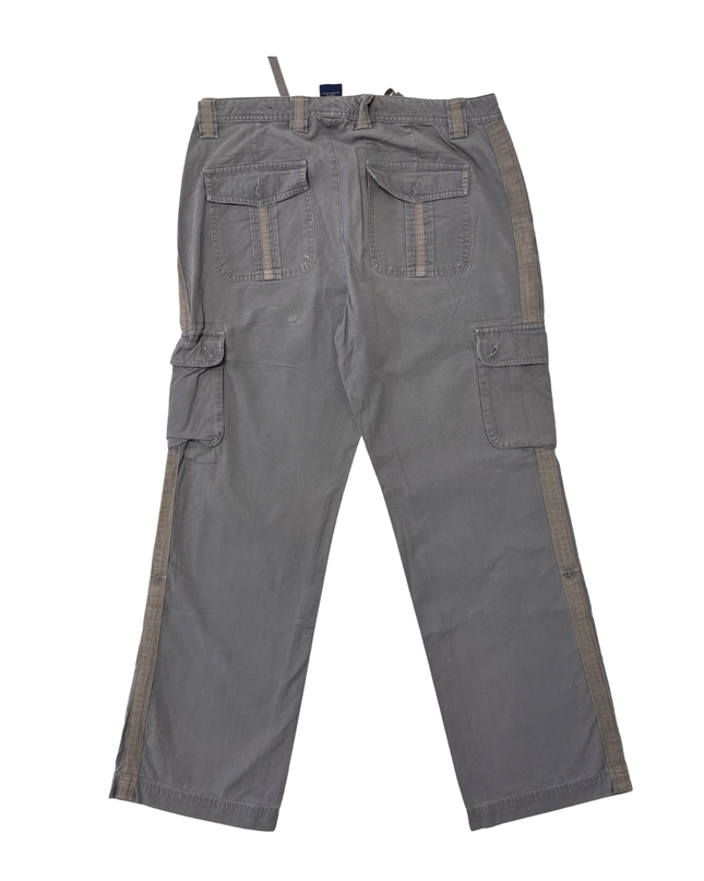 Bum Equipment Gray Cargo Utility Pants - L | Waist: 34"
