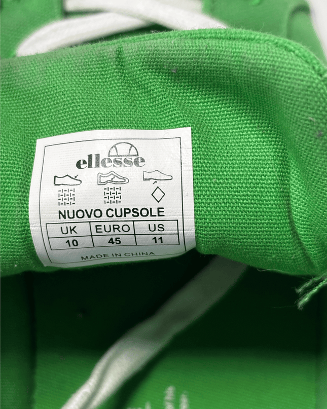 Ellesse Nuovo Cupsole Canvas Low-Top Sneakers | Green | EU 45