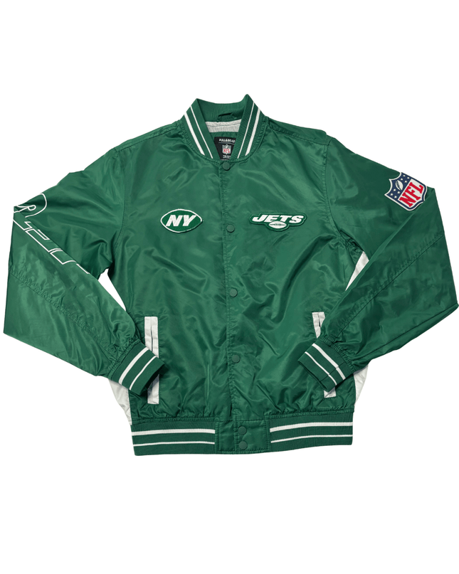 Pull&Bear New York NFL Jets Green Varsity Bomber Jacket
