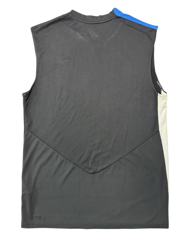 Nike Dri-FIT Black & Blue Sleeveless Training Jersey