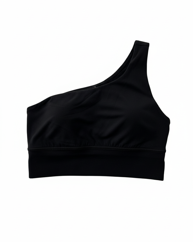Lululemon Black One-Shoulder Sports Bra