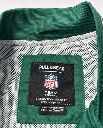 Pull&Bear New York NFL Jets Green Varsity Bomber Jacket