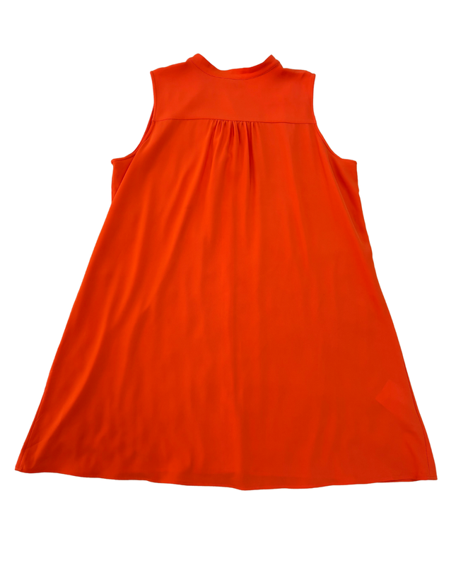 Calvin Klein Sleeveless Orange Shirt Dress - XXL