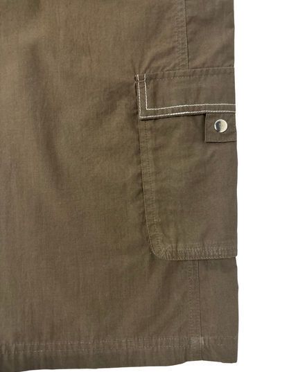 Adidas Utility Pocket Brown 3/4 Cargo Shorts - L | Waist: 34"