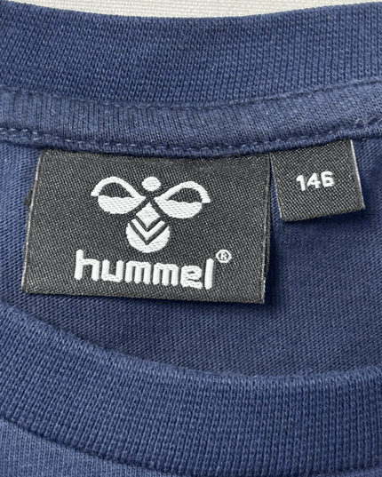 Hummel Navy Graphic Logo T-Shirt