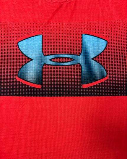 Under Armour Loose Fit Red & Black Gradient Performance T-Shirt