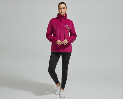 Patagonia Magenta Re-Tool Snap-T Fleece Pullover