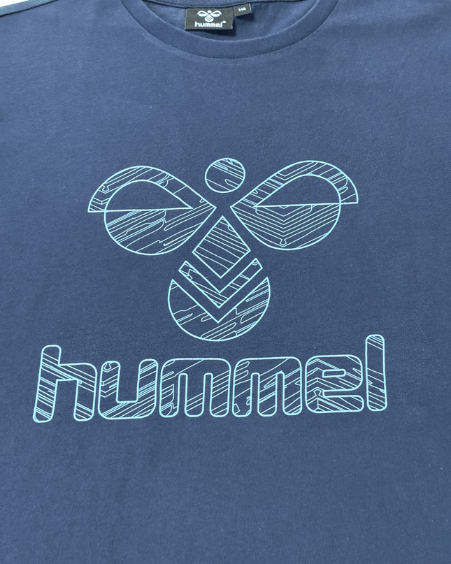 Hummel Navy Graphic Logo T-Shirt