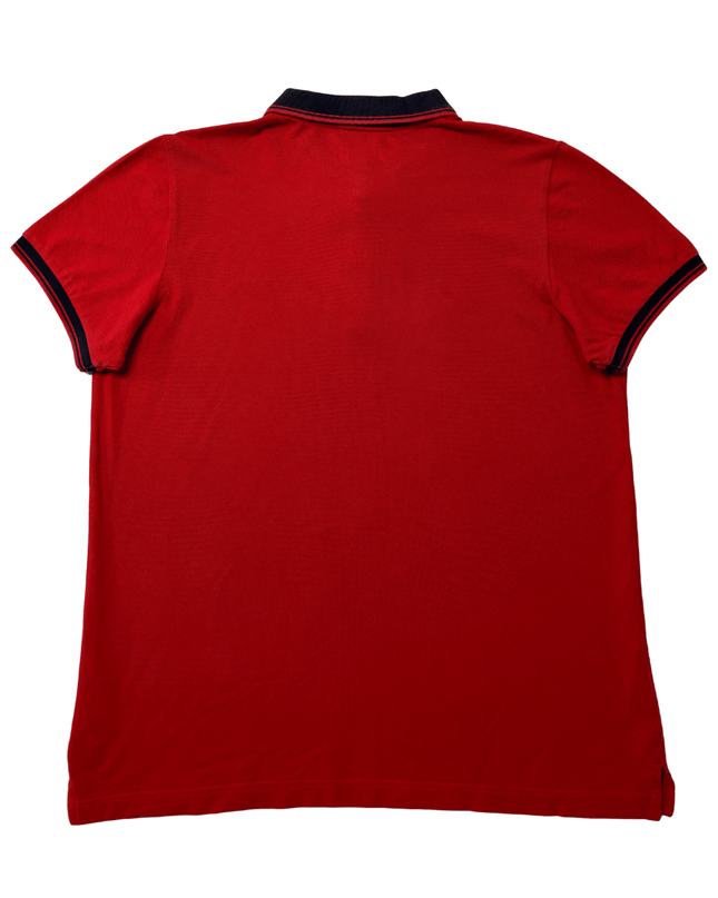 Adidas Originals Red Trefoil Piqué Polo Shirt