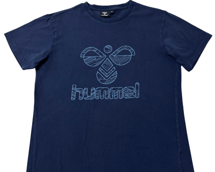 Hummel Navy Graphic Logo T-Shirt