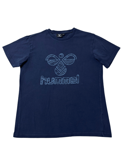 Hummel Navy Graphic Logo T-Shirt