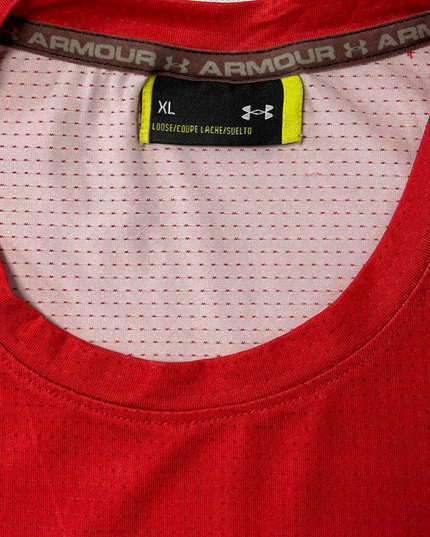 Under Armour Loose Fit Red & Black Gradient Performance T-Shirt