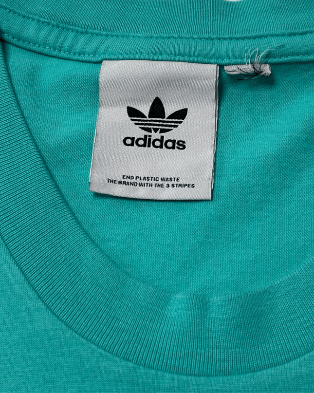 Adidas Originals Trefoil Logo Teal Green Short Sleeve T-Shirt