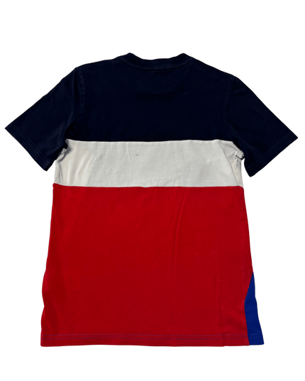 Adidas Youth Colorblock Navy/Blue/Red Performance T-Shirt