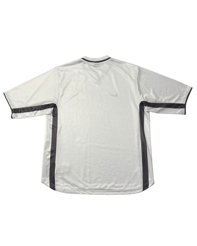 Nike Team Vintage White & Grey Panel V-Neck Jersey