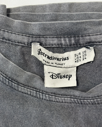 Disney x Stradivarius Lady & The Tramp Gray Vintage Graphic T-Shirt - S