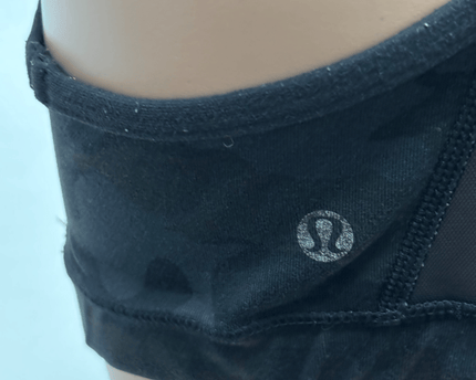 Lululemon Flow Y Strappy Back Camo Print Sports Top
