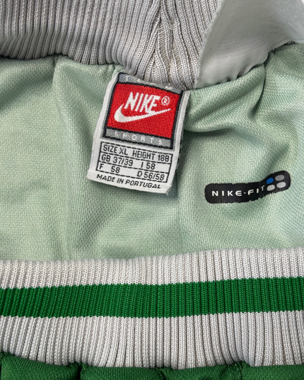 Nike-Fit Vintage Green #6 Performance Football Shorts - S | Waist: 28"