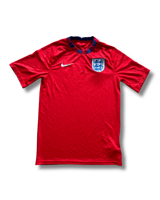 England Football Soccer Training Shirt Jersey Red Nike - S