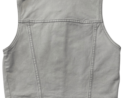 Guess Jeans by Georges Marciano Vintage Grey Denim Vest