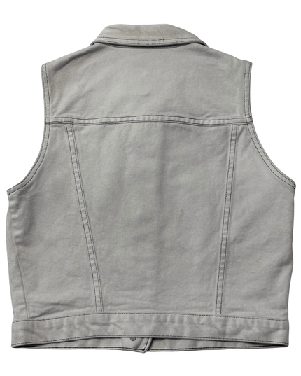 Guess Jeans by Georges Marciano Vintage Grey Denim Vest