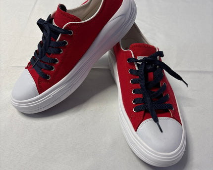 U.S. Polo Assn. Red Canvas Low Top Sneakers