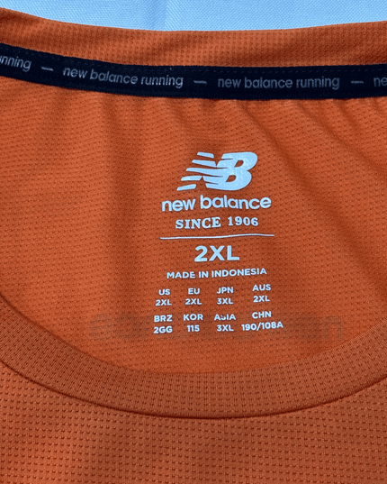 New Balance Athletics Graphic Running Orange T-Shirt