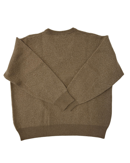 Burberry London Classic Camel Wool V-Neck Sweater - M