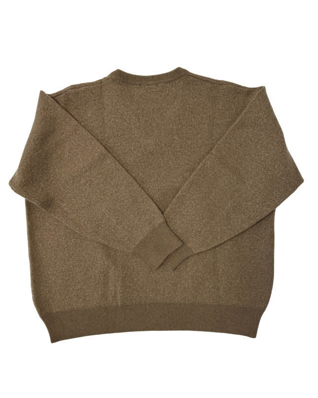 Burberry London Classic Camel Wool V-Neck Sweater - M