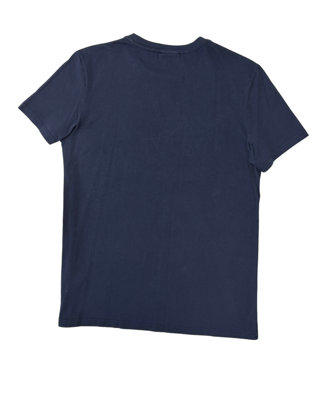 Emporio Armani EA Navy Blue Logo Sequin Graphic T-Shirt - M
