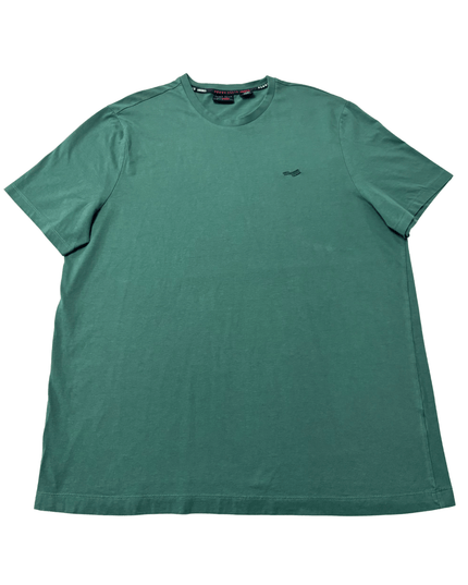 Perry Ellis America Green Logo Short Sleeve T-Shirt
