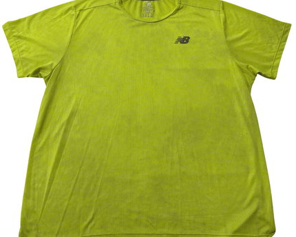 New Balance Sportswear Fit Lime Green Running T-Shirt