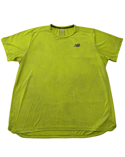 New Balance Sportswear Fit Lime Green Running T-Shirt
