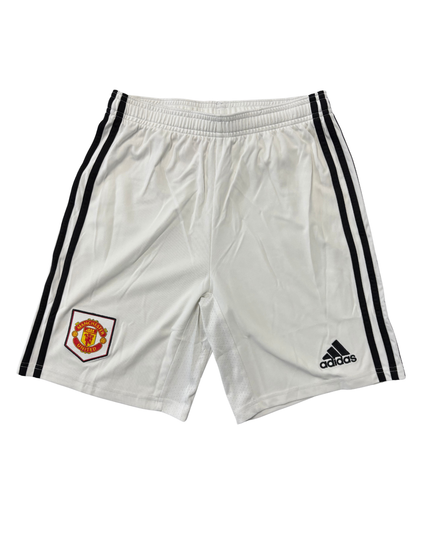 Adidas Manchester United White Training AEROREADY Shorts - XS| Waist: 24"