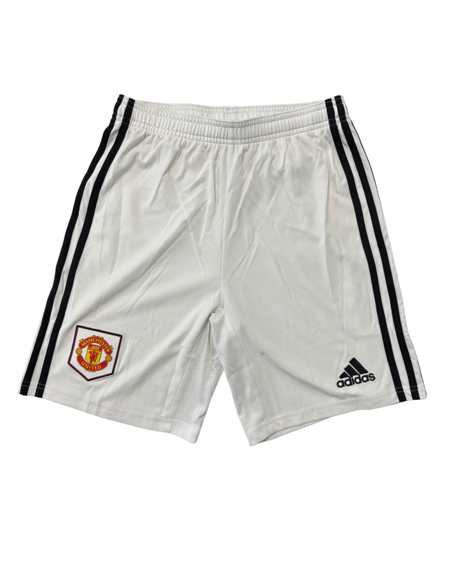 Adidas Manchester United White Training AEROREADY Shorts - XS| Waist: 24"