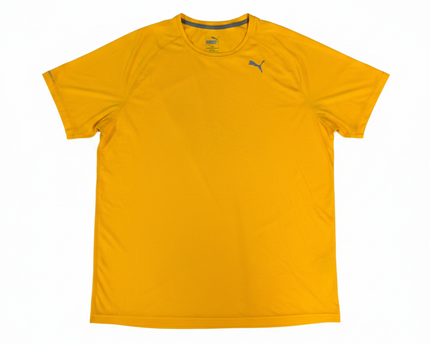 Puma Orange Men's Athletic Performance T-Shirt