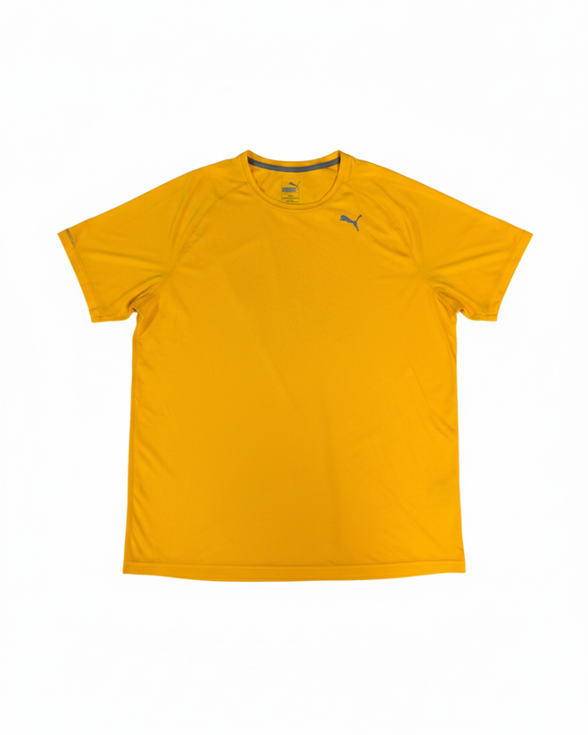 Puma Orange Men's Athletic Performance T-Shirt