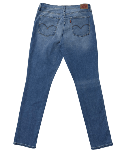 Levi's 721 High Rise Skinny Distressed Jeans