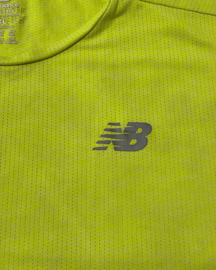 New Balance Sportswear Fit Lime Green Running T-Shirt