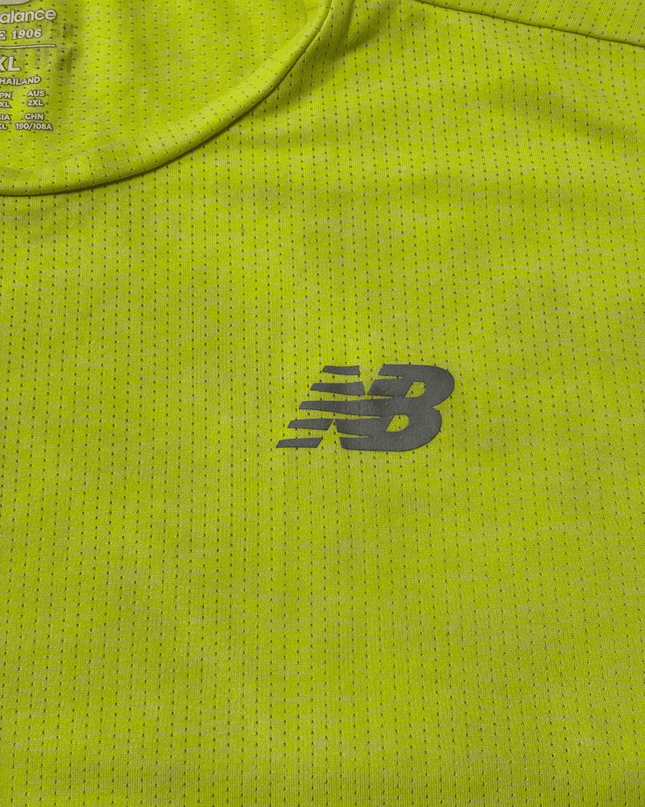 New Balance Sportswear Fit Lime Green Running T-Shirt