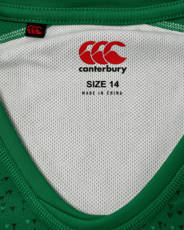Canterbury Ireland Rugby Home Jersey Green VAPODRI Vodafone