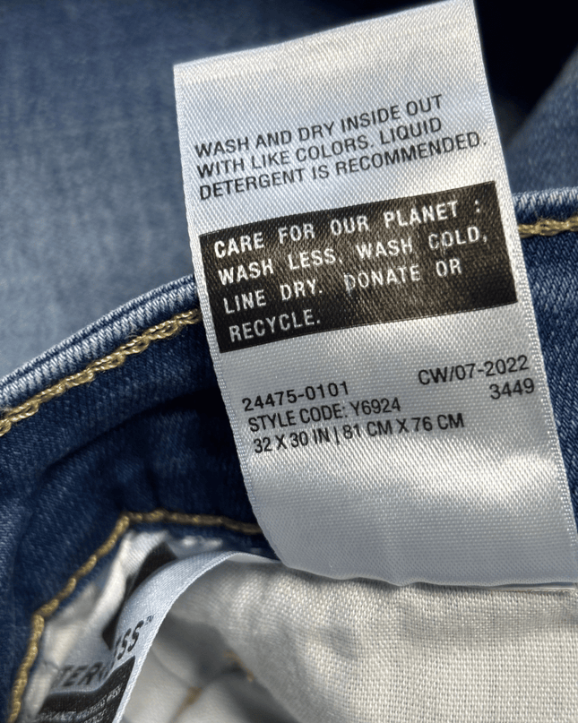 Levi's 721 High Rise Skinny Distressed Jeans