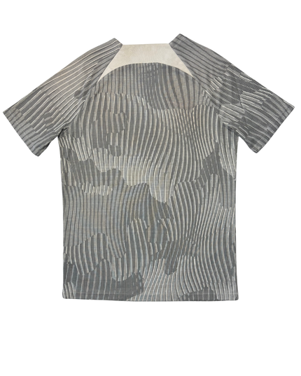 Nike Dri-FIT Grey Abstract with Red Swoosh Camo Training T-Shirt