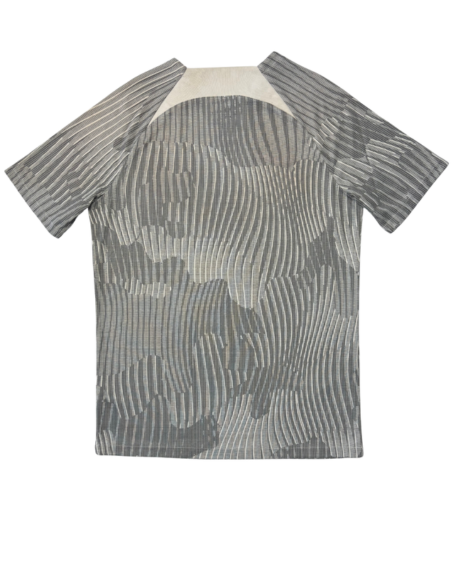 Nike Dri-FIT Grey Abstract with Red Swoosh Camo Training T-Shirt